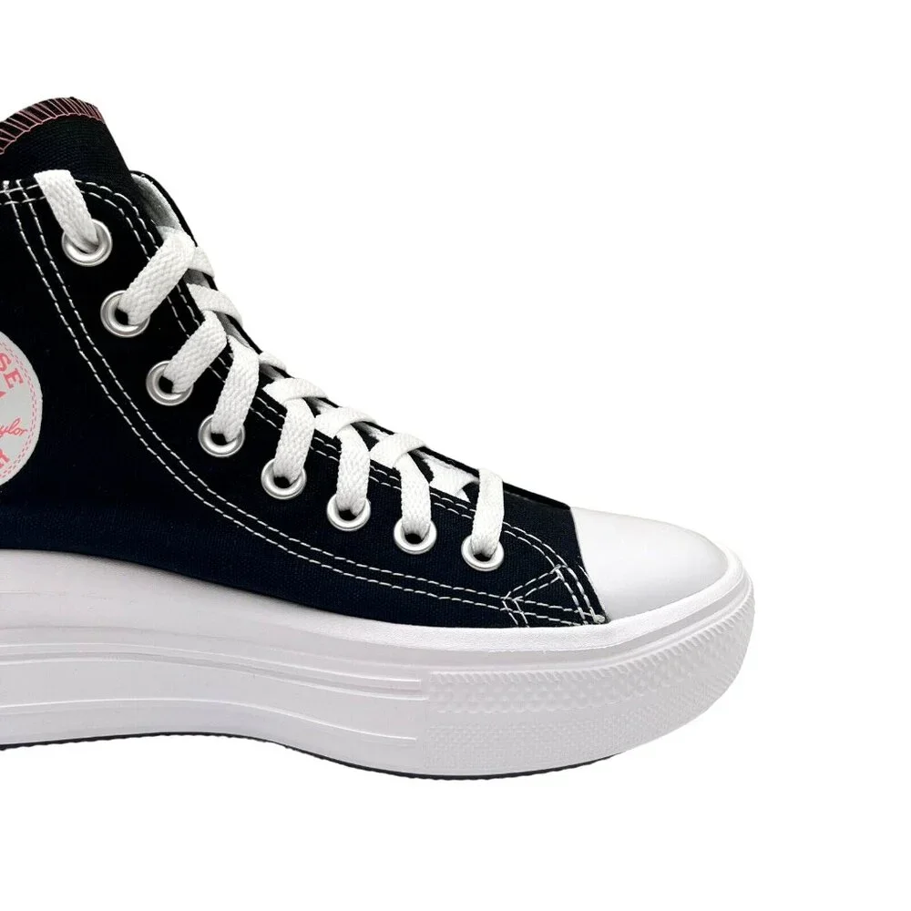 Converse Chuck Taylor All Star Move Youth Girls‎ Platform Sneakers Size 6 Black